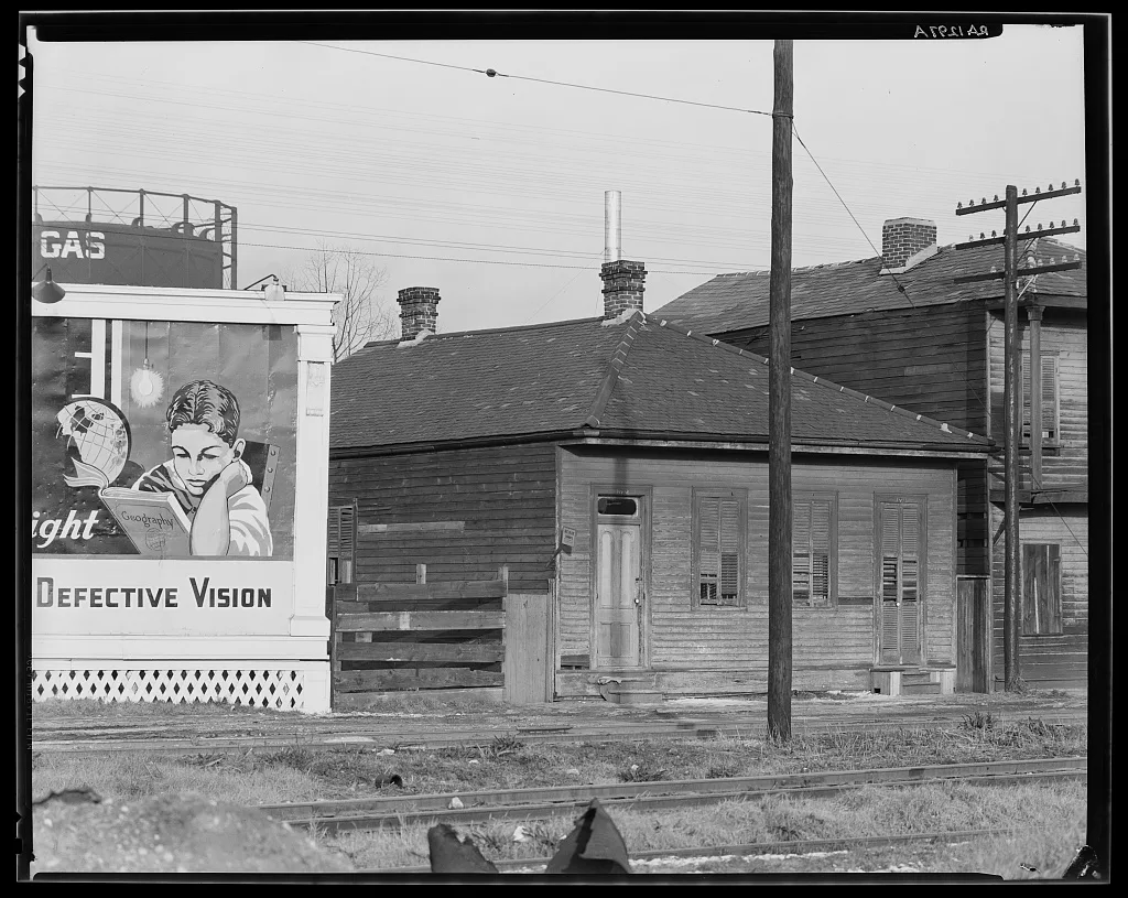 Outskirts of factory district. New Orleans. Louisiana, 1936