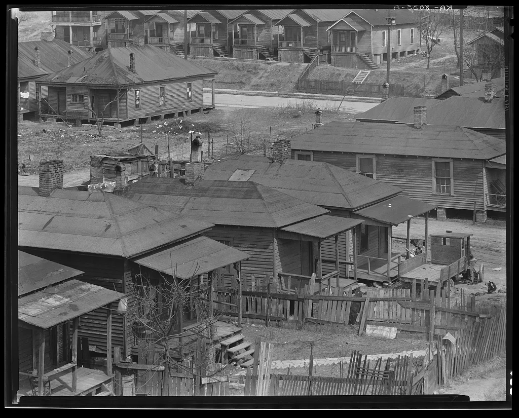 Negro houses. Atlanta, Georgia, 1936